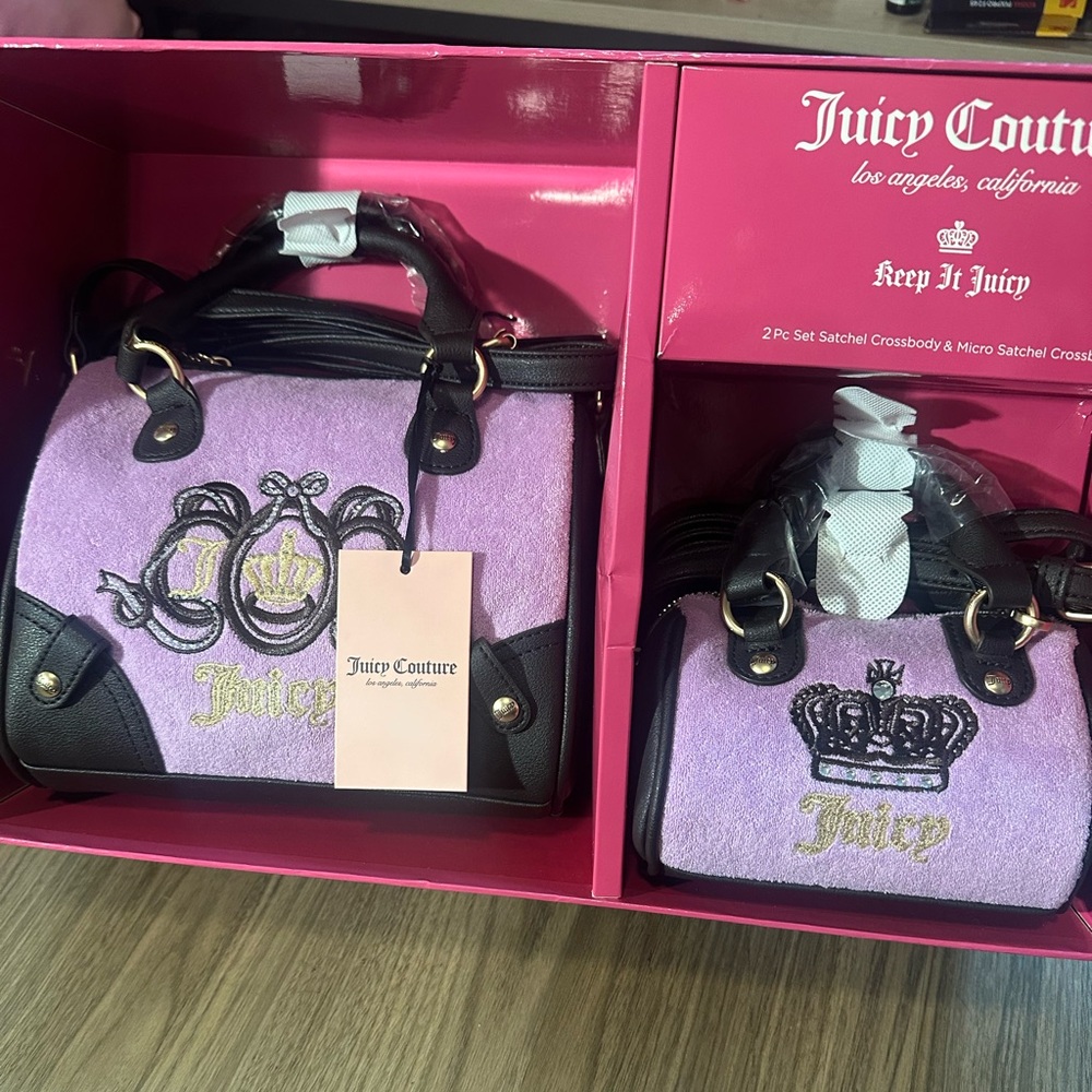 Y2K lovers club juicy couture mini bags limited edition
 keep it juicy line!💋💋